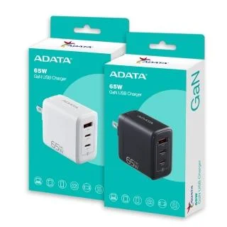 ADATA G653 65W GaN 氮化鎵三孔充電器