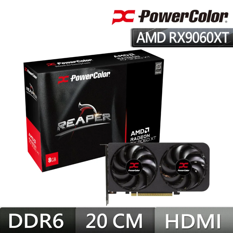 PowerColor Reaper Radeon RX 9060 XT 8GB