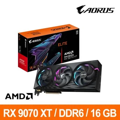 GIGABYTE AORUS Radeon RX 9070 XT ELITE 16G