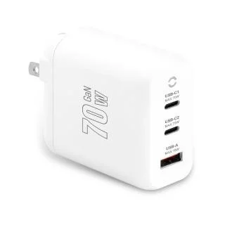 Dr.AV GaN 70W 3孔氮化鎵充電器