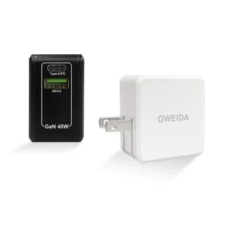 Oweida Oweida GaN PD+QC3.0 氮化鎵電源供應器 45W