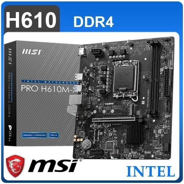 MSI PRO H610M-S D4