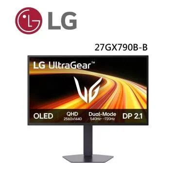 LG UltraGear 27GX790B-B 27型 OLED 雙模式電競螢幕