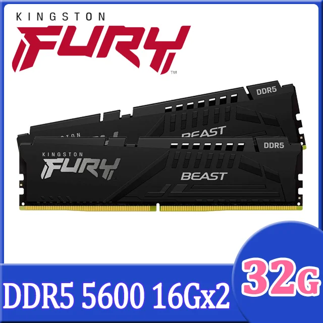 Kingston FURY Beast DDR5 5600 32GB(16GBx2) KF556C36BBEK2-32