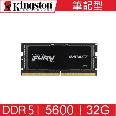 Kingston FURY DDR5 5600 32GB 筆記型記憶體 KF556S40IB-32