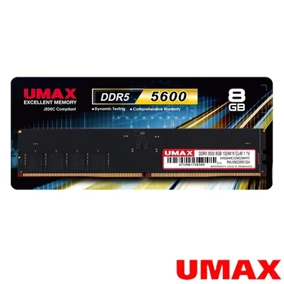 UMAX DDR5 5600 8GB 桌上型記憶體