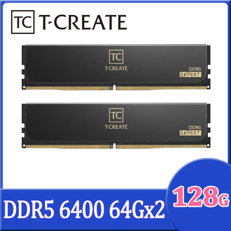 Team T-CREATE EXPERT DDR5 6400 128GB(64Gx2)