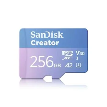 SanDisk Creator microSD 256GB