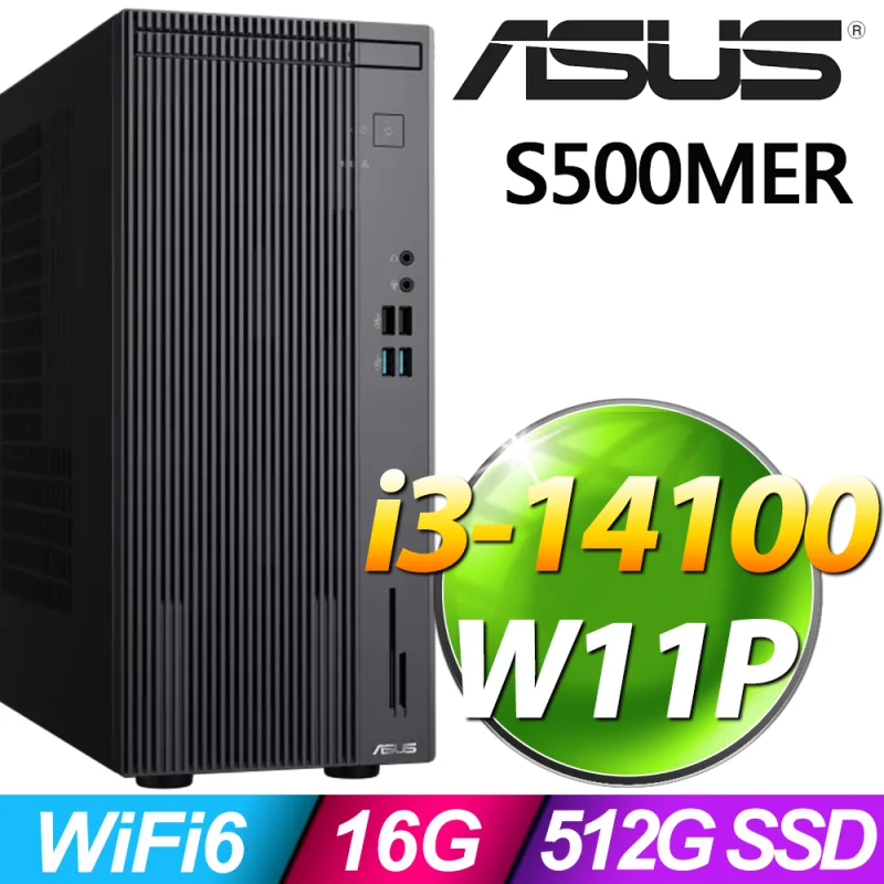 ASUS S503MER i3-14100 16G 512G SSD Win11 Pro