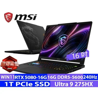 MSI Raider 16 HX B2WI-025TW