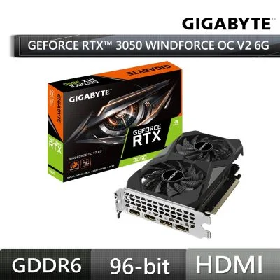 GIGABYTE GeForce RTX 3050 WINDFORCE OC V2 6G