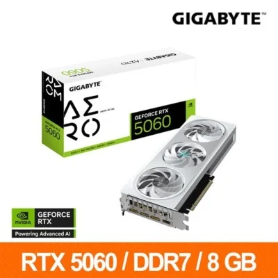 GIGABYTE GeForce RTX 5060 AERO OC 8G