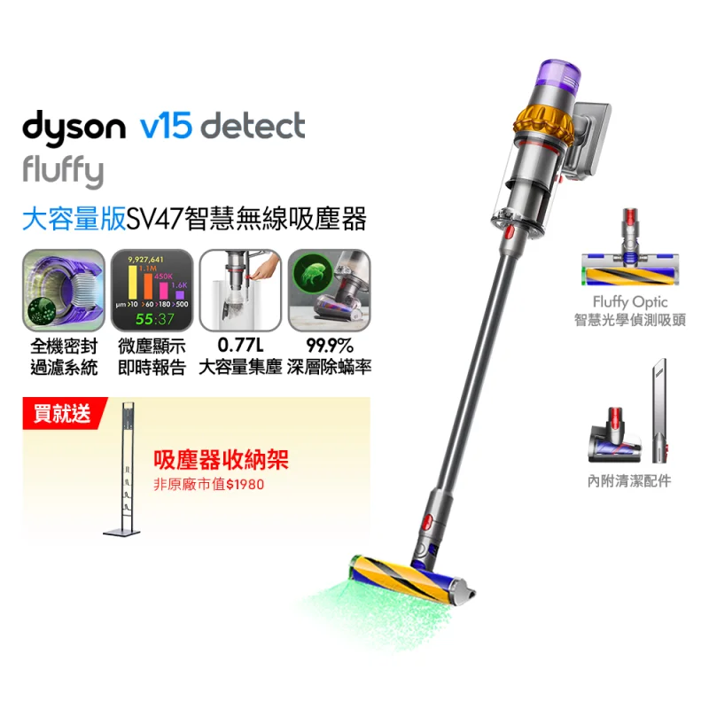 Dyson V15 Detect Fluffy SV47
