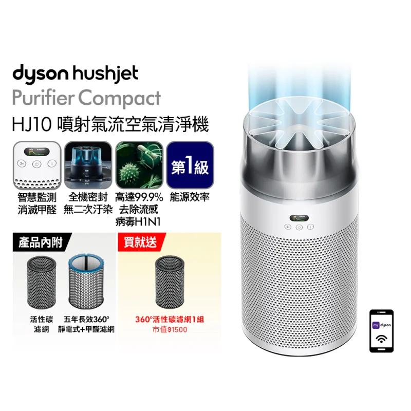 Dyson HushJet Purifier Compact HJ10