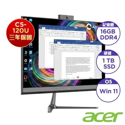Acer Aopen AOPWA272-13U 27吋 AIO C5-120U 16GB/1TB