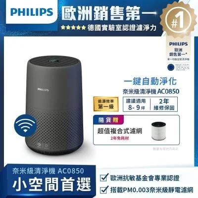 PHILIPS 奈米級空氣清淨機 AC0850